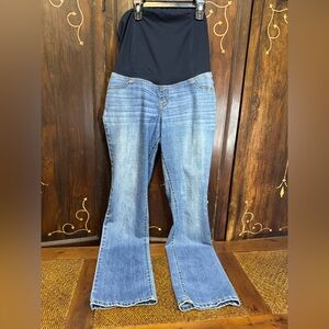 Ingrid & Isabel Blue Bootcut Maternity Jeans